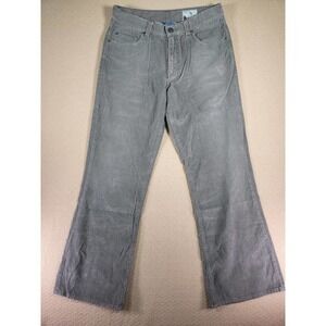 Vintage Fossil Pants Mens 30 S Cotton Corduroy Bootcut Fit Khakis Gray Y2K NWT 2
